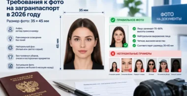 Фото на загранпаспорт: требования 2026 года